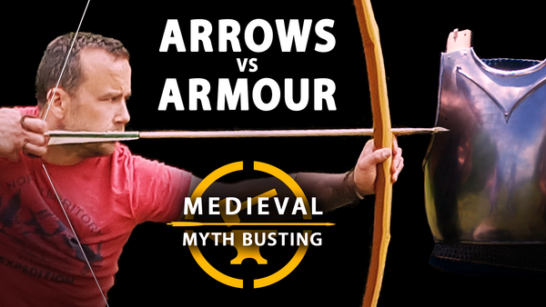 Part 6: Medieval Arrows Versus chainmail over ballistics gel. The