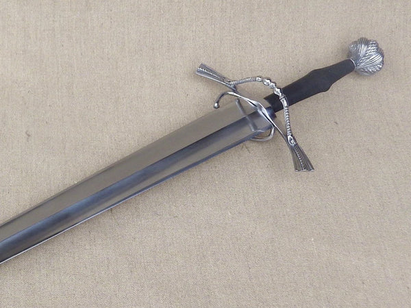 Siege of Malta Hand And popular A Half Bastard Sword - Hand Forged Medieval Replica Collectible Decorative Display Sword with Leather Sheath