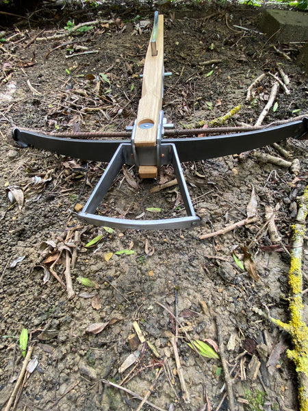 Tod's workshop 15thC crossbow with bow irons