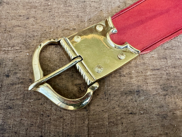 Medieval Z style sword scabbard - Triangular rain flap