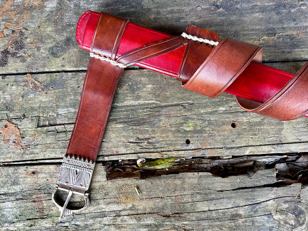Medieval Z sword scabbard - Rounded Rain Flap