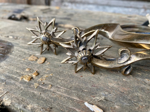 16th Century Bronze Rowel Spurs