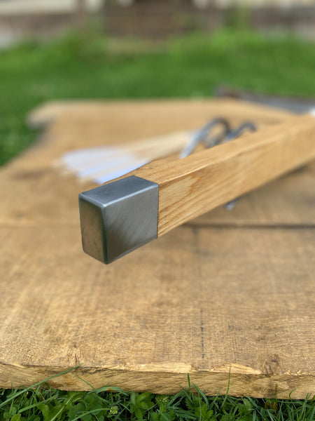 15thC Medieval 'Munition' Crossbow, Bow Irons, 170lb - With Steel Butt Cap