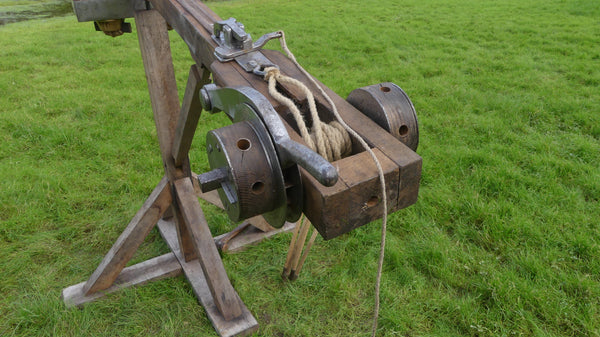 Roman Catapulta/Ballista rear view close up