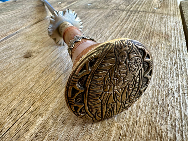 French Rondel with Madonna 15th-16thC