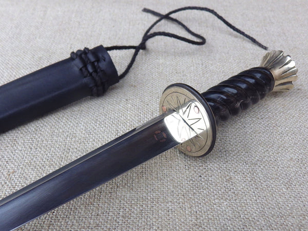 english rondel dagger medieval 14thC hollow ground bronze