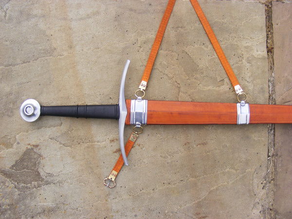 medieval scabbard wood hangers chape locket albion sword