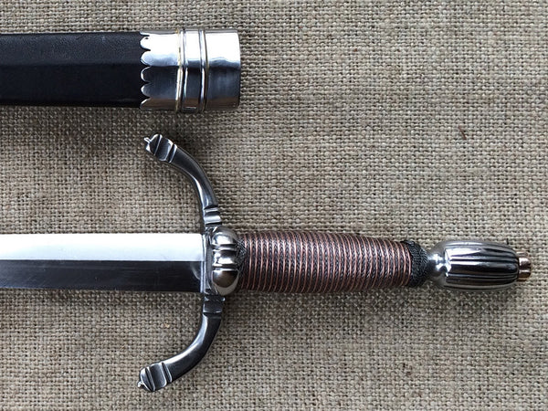 main gauche left hand dagger medieval renaissance reenactment rapier 