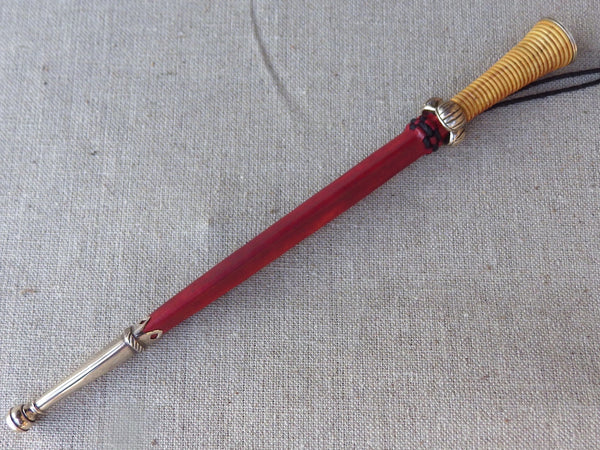 triangular bollock rondel dagger medieval reenactment 