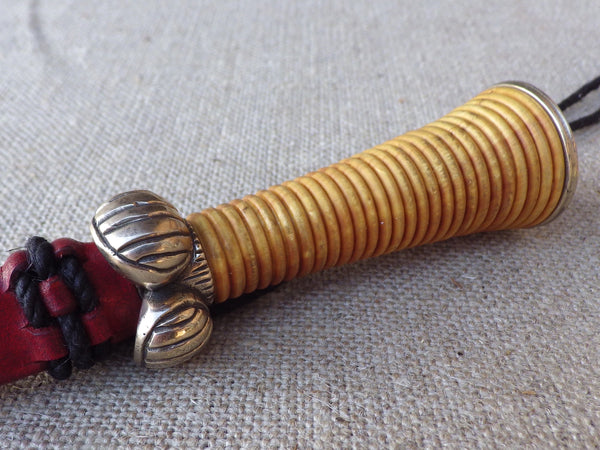 triangular bollock rondel dagger medieval reenactment 