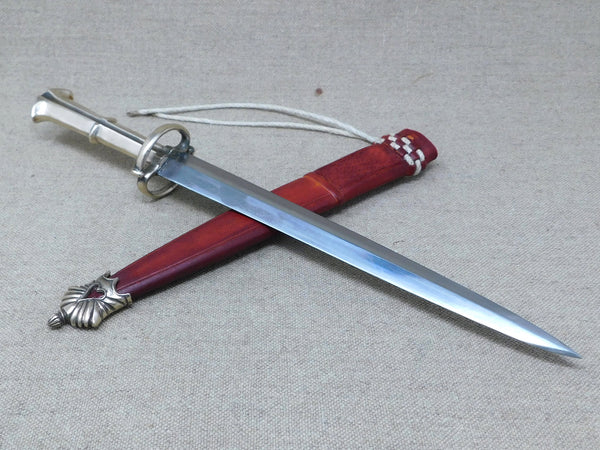 landsknecht quillon dagger fishtail german royal armouries leeds medieval renaissance reenactment bronze X230