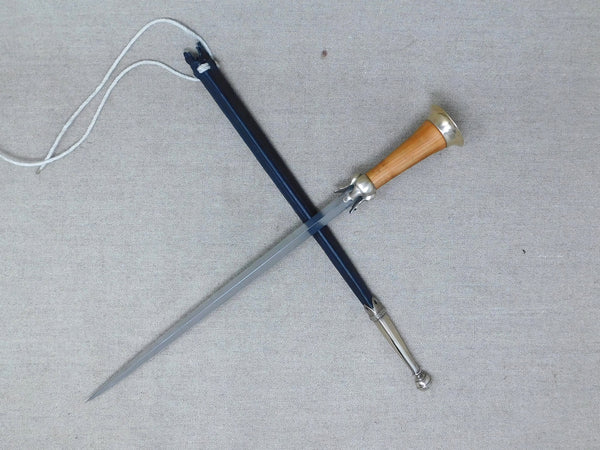 French triangular rondel dagger bollock medieval renaissance reenactment 