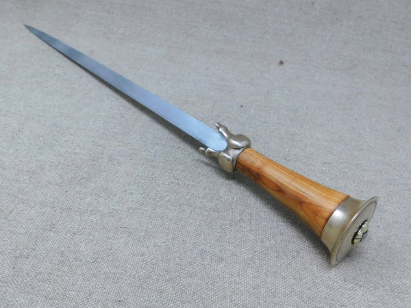 French triangular rondel dagger bollock medieval renaissance reenactment 