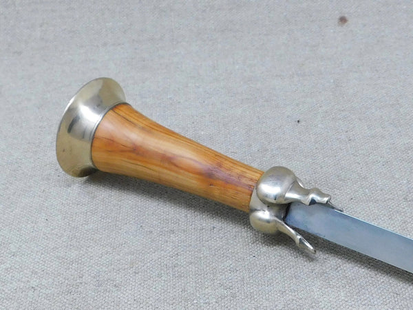 French triangular rondel dagger bollock medieval renaissance reenactment 