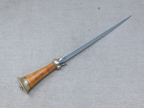 French triangular rondel dagger bollock medieval renaissance reenactment 