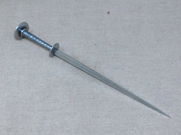 Landsknecht rondel dagger steel triangular medieval renaissance reenactment 
