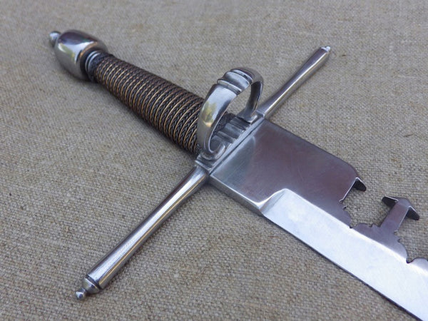 Sword breaker catcher quillon renaissance medieval 16thC dagger 