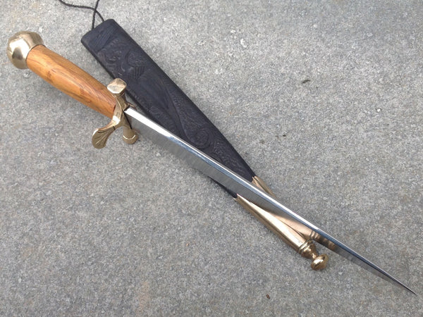 Dagger medieval English quillon nagel reenactment 