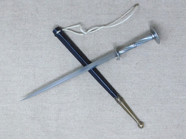 Landsknecht rondel dagger steel triangular medieval renaissance reenactment 