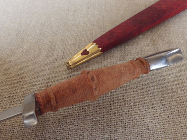 Balliol quillon dagger 13thC cord bound medieval