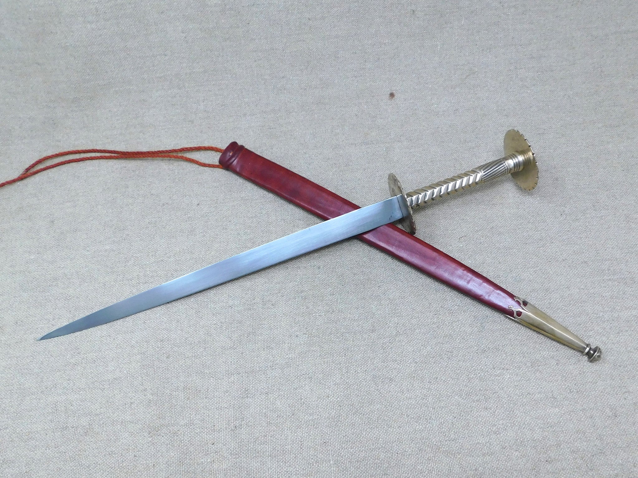 Bronze Hilted Rondel Dagger Circa 1400 - Tod's Workshop