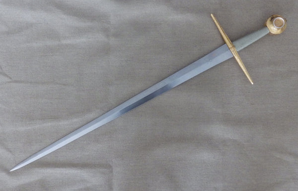 sword 15thC medieval battle abbey longsword bastard reenactment
