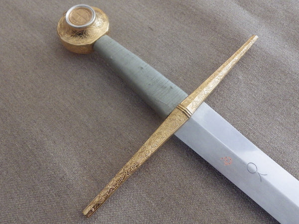 sword 15thC medieval battle abbey longsword bastard reenactment