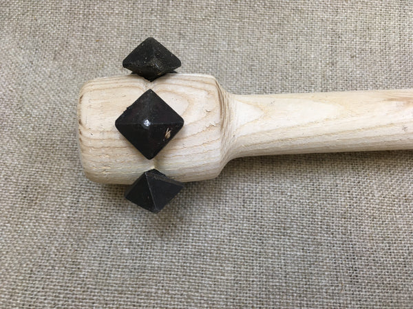 Large 6 stud lead weighted maul mace reenactment LARP