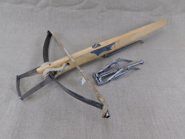 14thC Medieval Munition war crossbow 380lbs reenactment goats foot Tods workshop
