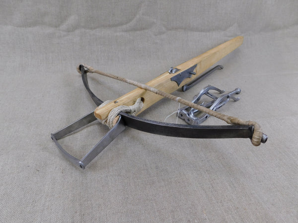 14thC Medieval Munition war crossbow 380lbs reenactment goats foot Tods workshop