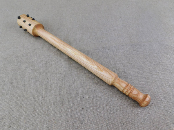 medieval lead filled maul studded mace trench club reenactment Tods workshop tod cutler