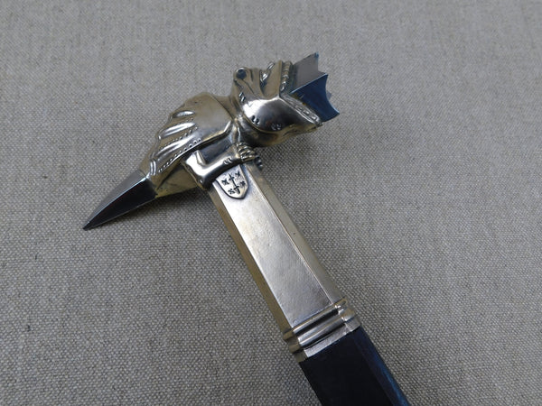 medieval war hammer bec de corbin reenactment living history LARP