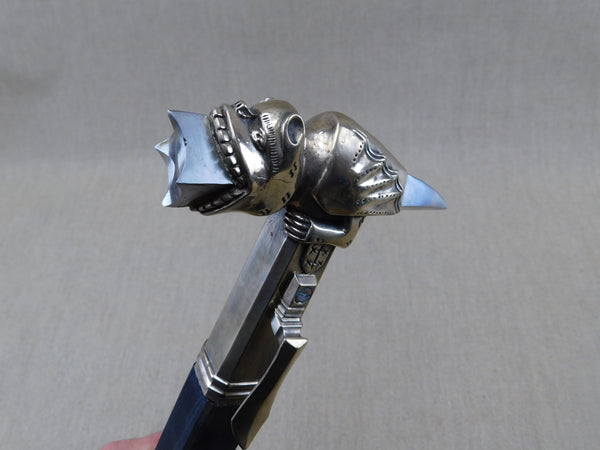 medieval war hammer bec de corbin reenactment living history LARP