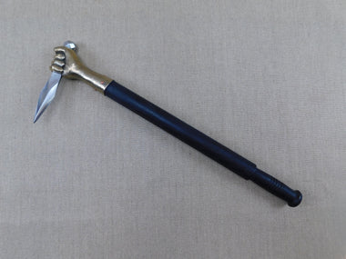 Medieval war hammer bec de corbin reenactment living history Talhoffer