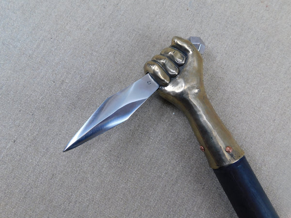 Medieval war hammer bec de corbin reenactment living history Talhoffer