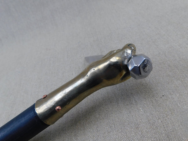 Medieval war hammer bec de corbin reenactment living history Talhoffer