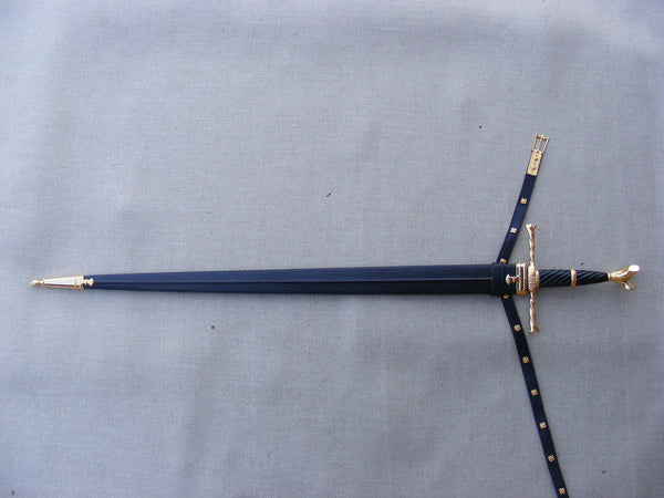 writhen hilt sword medieval reenactment long bastard hand half