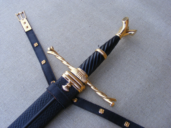 writhen hilt sword medieval reenactment long bastard hand half