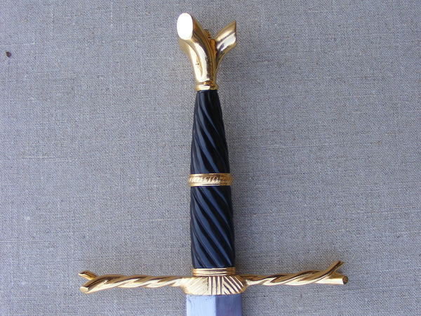 writhen hilt sword medieval reenactment long bastard hand half