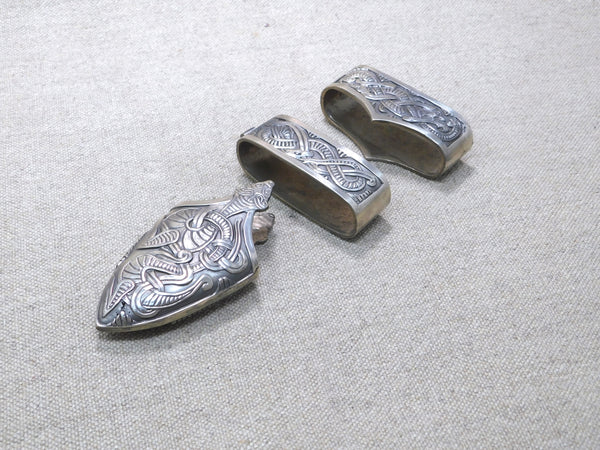 Viking Saxon Scabbard - With Hangers