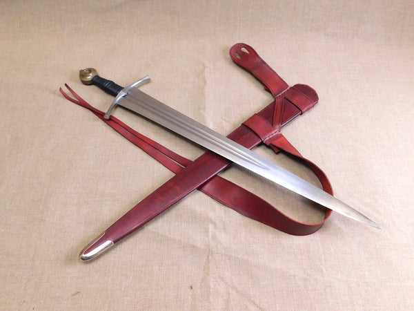 medieval sword scabbard albion integrated reenactment 