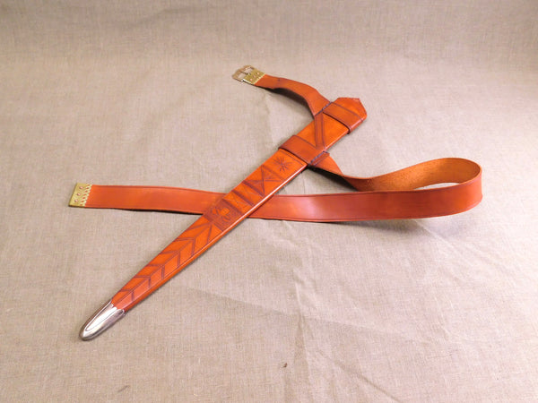 medieval integrated sword scabbard reenactment albion